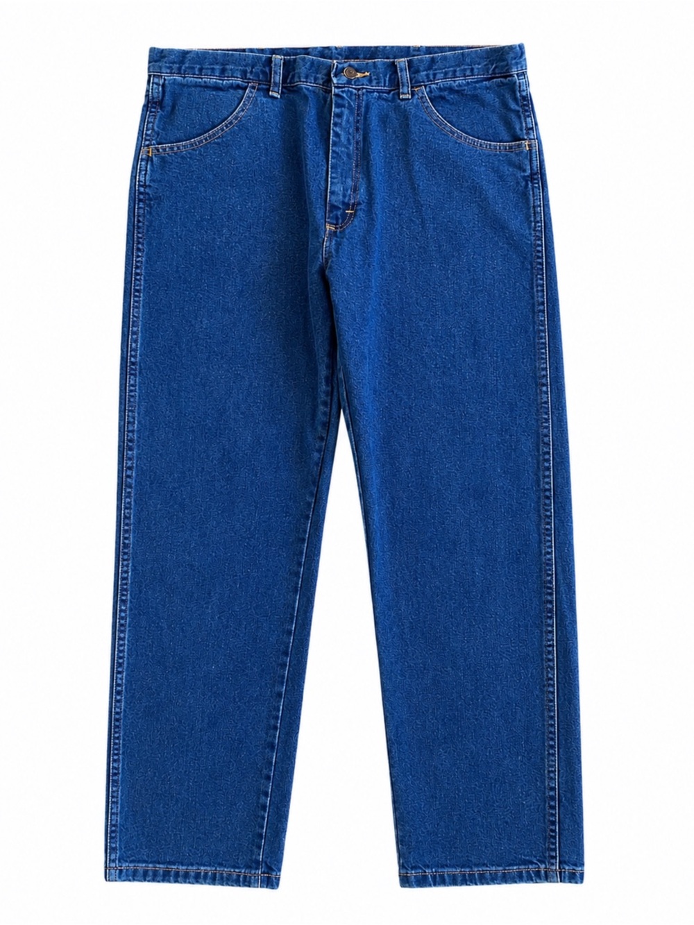 Wrangler Regular Fit Jeans Mens 38x29 Blue Denim Straight Leg Vintage